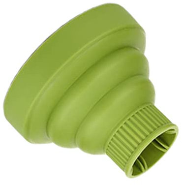 Diffuser Hairdryer Curly hair Diffuser Attachment Silicone Collapsible Blow Dryer Diffuser Universal Curling Diffuser for Curly or Wavy Hair Styling(Turquoise）