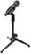 QWORK® Soporte de micrófono, soporte de trípode de micrófono extensible, rango de ajuste de 18-25 cm, plegable, compatible con la mayoría de los micrófonos