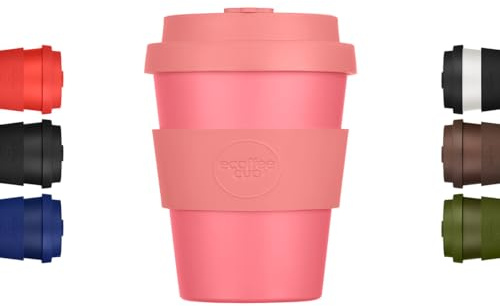 6oz 180ml Reusable Eco-Friendly 100% Plant Based Coffee Cup - Melamine Free & Biodegradable Dishwasher/Microwave Safe Travel Mug, Darrell Lea Roth