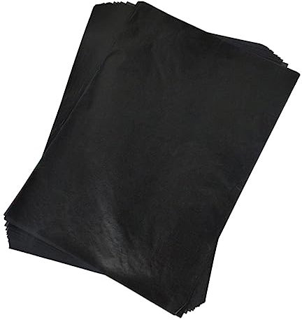 NUOBESTY 100 Stück Schwarzes Kohlepapier Zum Nachzeichnen Graphit-Transfer-kohlepapier Für Holz- Und Leinwandkunst