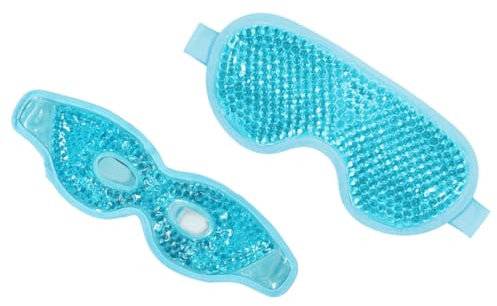 BELLIFFY Kühlende Augenpads 2 Stück Augen Eisbeutel Kältemaske Gegen Schwellungen Und Augenringe Für Sommer Reise