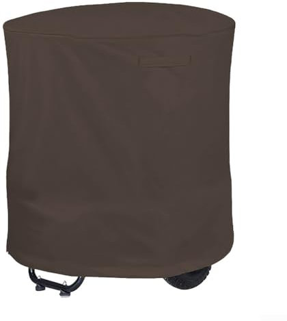 Hasaller Oxford Cloth Wood Chipper Covers Waterproof Wood Chipper Covers Heavy-Duty Wood Chipper Shredder Mulcher Covers Leaf Mulcher Cover Garden Patio Waterproof Dustproof Cover 85×110cm(Coffee)
