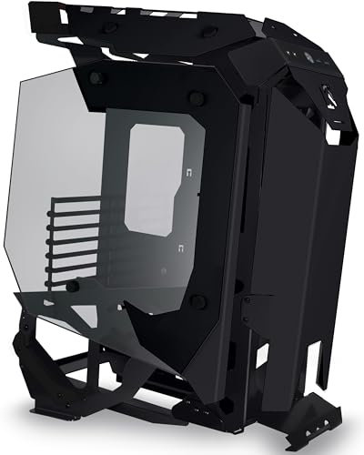 KEDIERS C650 Mech Boîtier PC - Boîtier PC ATX Tower avec Verre trempé (Noir)