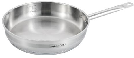 Poêle inox 32x6,5cm induction