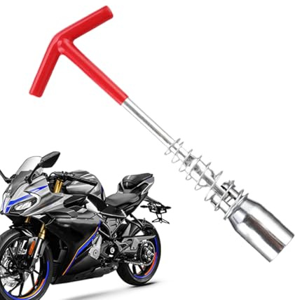 SVCEQZE Llave Para Bujías - Llave de Bujía de Precisión | Herramienta De Reemplazo Con Empuñadura Antideslizante De Aleación Para Taller Y Exteriores