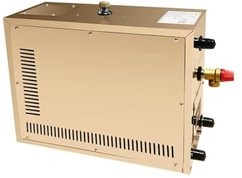 Generador De Vapor Automático De Acero Inoxidable, 9kw, Descalcificador Automático, Máquina De Baño De Vapor For Sala De Spa, Controlador Digital Calefacción Eficiente(6kw 380v)