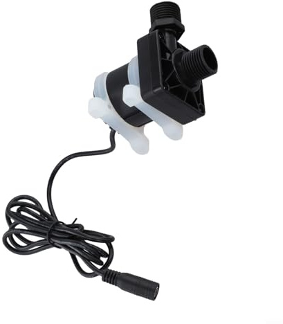 DC submersible sans balais pour aquariums, aquariums et fontaines de jardin - 12 V/24 V, débit 800 l/h, tête de 5 m, faible bruit, compact 80 × 65 × 47 mm, 2 (DC4212-A-12V)