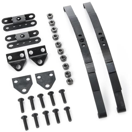 QAWRYV Rc Toys Repair Parts For Rock D90 4WD 1/10 For Leaf Springs Suspension Steel Bar Highlift Chassis RC Crawler Car Model Accessories Assemble(Style B)
