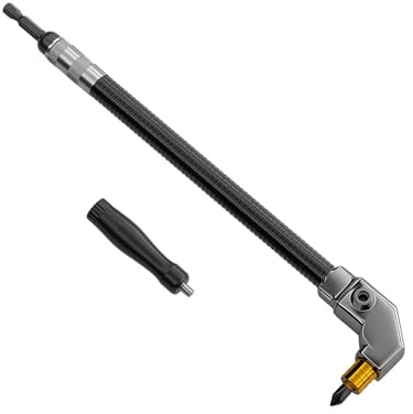 Innovative Right Angled Drill Bit Attachment Socket Handle for Electric Drill Driver in Confined Areas Double Head Right Corner Bit