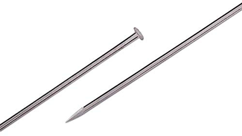 Prym 024817 Stecknadeln, 0,60 x 32mm, silberfarbig, 250g, Kunststoffdose, Stahl, 32 x 0,6mm