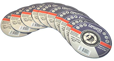 10 Trennscheiben Ø 115mm x 1.0mm für Winkelschleifer Stahl Edelstahl Flexscheibe Inox Metall