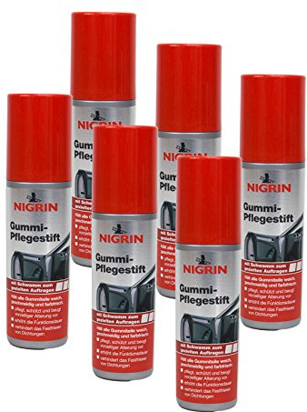 NIGRIN 6X 74653 Gummi-Pflegestift 75 ml