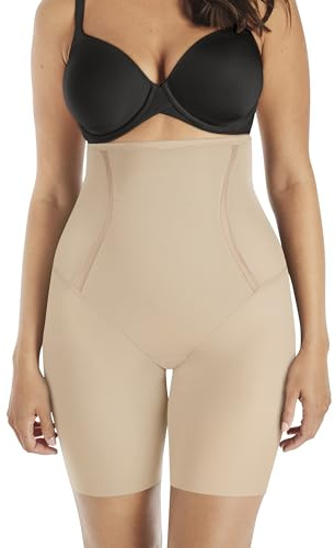 Maidenform Women's High-Waist Thigh Slimmer Shapewear, Cool Comfort Slimming Shapewear