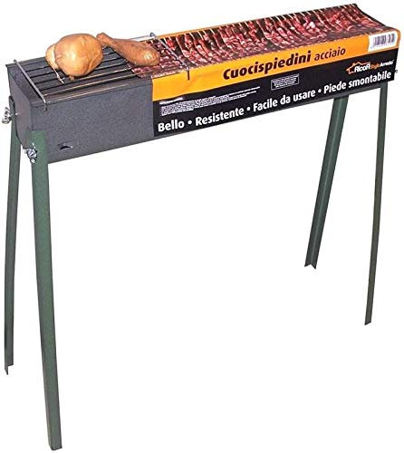 RICOR STYLE Cuocispiedini per Arrosticini in Ferro Autoportante 65x13cm