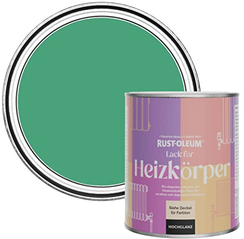 Rust-Oleum Green Heat Resistant Radiator Paint in Gloss Finish - Emerald 750ml