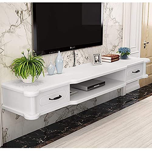 Uvency Tv-Ständer Schrank Tv-Wandeinheiten Für Wohnzimmer Schwebender Tv-Ständer Wandmontierter Tv-Schrank Zum Aufhängen Entertainment Media Center Storage Consoleo
