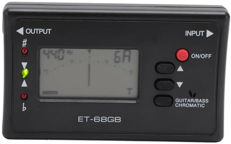 Sanpyl ET 68GB Digital Metronome Tuner Tone Generator, 3 in 1 Metronome, Tuner, Tone Generator, 12 Tuning Tone Generator Tuners, for Guitars Bass
