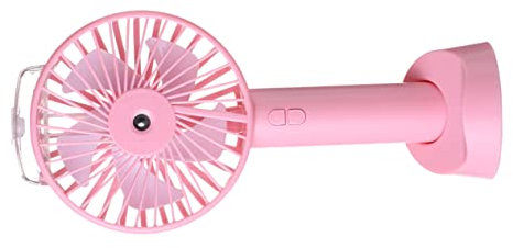 GRIRIW Ventilador De Mano Portátil Spray De Agua Usb Recargable Para Exteriores Mini Ventilador Multifuncional Color Rosa