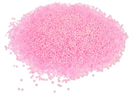 QUARKZMAN Circa 2000pz Perline Schiuma Palline Schiuma 2-3mm Rosa Opaco | per Decorazioni Matrimoniali e Feste, Palline Imballaggio Piccole, Forniture per Artigianato Fai-Da-Te