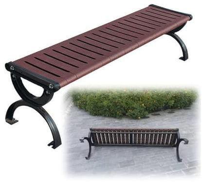 AKWQPY Gartenbank Holz | Gartenmöbel Bänke | Friesenbank Für Draußen | Ruhebank Outdoor Möbel | Sitzbank Massiv Wetterfest Balkon Terrasse | Parkbank Zum Relaxen(150x40x40cm)