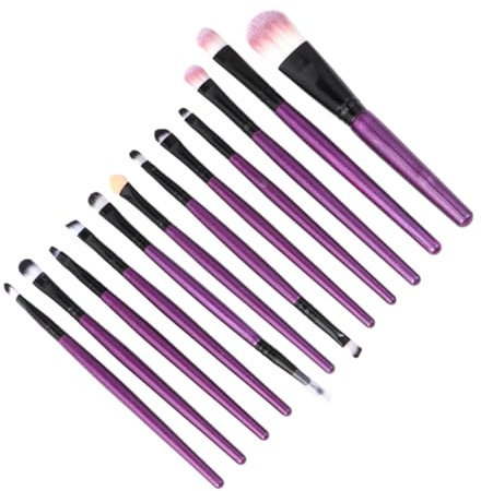 DRESSOOS 12 Pièces Pinceau Cosmétique Kit De Maquillage Outils De Maquillage Pinceau De Maquillage Pour Femme Maquillage Brossé Pinceau De Maquillage Professionnel Pinceau à Poudre Bambou