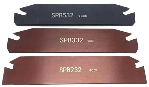 FSLMEIL AYLFGSMG 1pc SPB226 SPB326 SPB332 SPB532 Board Grooving Cut-Off Cutter Holder SP300 200 NC3030 Lathe Turning Tool Holder Cnc Tools(SPB26-4)
