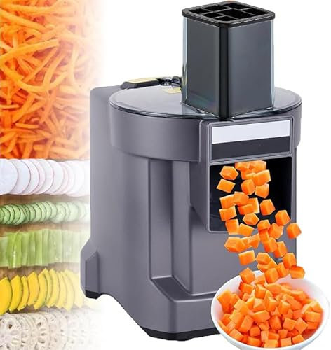 Coupe-Légumes 3 En 1, Trancheuse Et Déchiqueteuse Multifonctionnelle Pour Fruits Et Légumes, Robot Culinaire Automatique, Pour Oignons, Carottes Et Concombres
