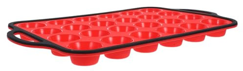 VALICLUD Teglia in Silicone Per Mini Muffin Antiaderente e Riutilizzabile Adatta Per Pancake Mini Cupcake e Muffin Teglia Da Forno Per Uso Domestico e Preparazioni Dolciarie
