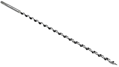 YOKOCUT Auger Drill Bit For Wood, Hex Shank Ship Auger Long Drill Bit For Soft & Hard Wood, Plastic, Drywall (12mm x 300mm)
