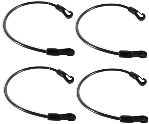 CIYODO 4 Stück Verstellbare Pferdedecke Beinschlaufen mit Doppelseitigen Clips aus Nylon und Kunststoff für Stabile Winter Deckenbefestigung