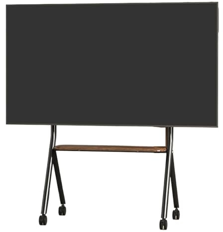 Rullande TV-bänk Mobil vagn med hjul for 32-65 TV-apparater Heavy Duty golv-TV-bänk med förvaringshylla