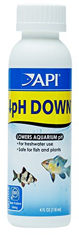 API pH DOWN Freshwater Aquarium Water pH Reducing Solution 118 ml Bottle