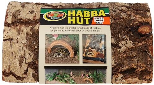 Zoo Med HH-XL Habba Hut XL Holzhöhle, Versteck für Reptilien und Amphibien, 1 Stück (1er Pack)