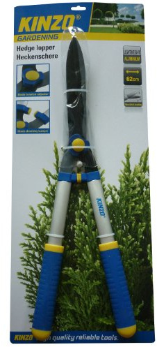 KINZO Große Alu Gartenschere Heckenschere Baumschere Garten Hecken Schere 62 cm