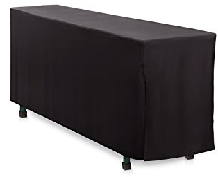 Biertischhusse 220x70 cm Schwarz Polyester Bodenlang - Pflegeleicht, Bügelarm bis Bügelfrei, Qualität Made in EU