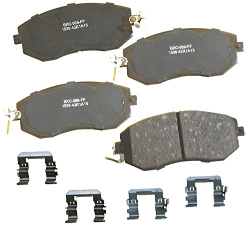 Bendix Premium SBC1539 Ceramic Front Brake Pads for Select Models Scion FR-S, Subaru BRZ, Crosstrek, Forester, Impreza, Legacy, Outback, WRX, XV, XV Toyota 86, GR86