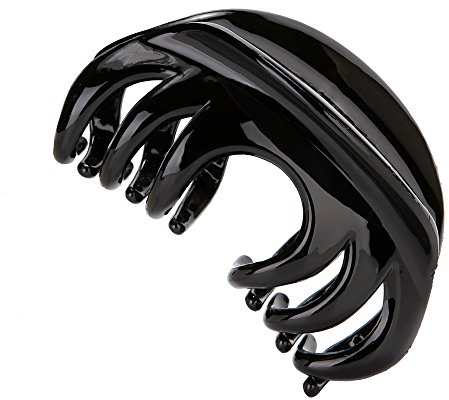 LONEEDY No-slip Grip Large Crystal Plastic Octopus Jaw Clips Hair Claw Banana Clips for Women