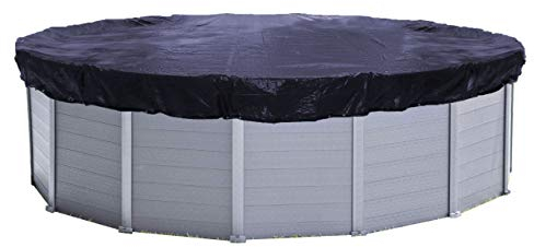 QUICK STAR Solare Copertura invernale per piscina Rotonda 200g / m² per dimensioni piscina 420-460 cm Dimensioni tela cerata ø 520 cm Nero