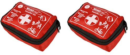 Wundmed - Juego de primeros auxilios, 32 piezas, incluye práctico estuche con cinturón