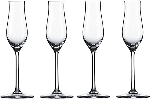 Eisch Superior Sensis Plus Grappa Gläser 500/4.5 4er Set mit Glasputztuch