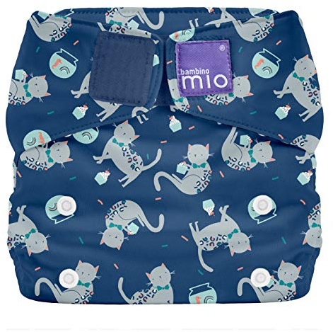 Bambino Mio, miosolo classic allt-i-ett tygblöja, konfetti katt