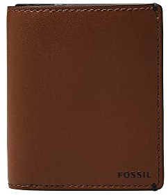 Fossil Wallet for Men Joshua, Cactus Leather Front Pocket Wallet Medium brown 8.89cm L x 1.27cm W x 10.16cm H ML4462210