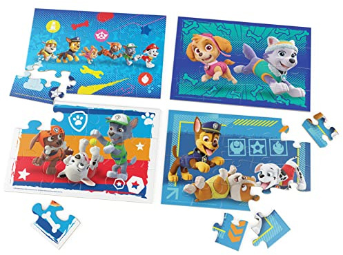 PATRULLA CANINA - ROMPECABEZAS DE MADERA - Juegos de Mesa Familiares de la Patrulla Canina - Puzzles de Madera para Niños - 6066803 - Juguetes Niños 4 Años +