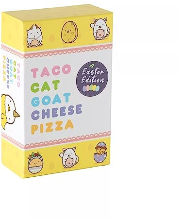 Taco Cat Goat Cheese Pizza Edición Pascua Juego de cartas