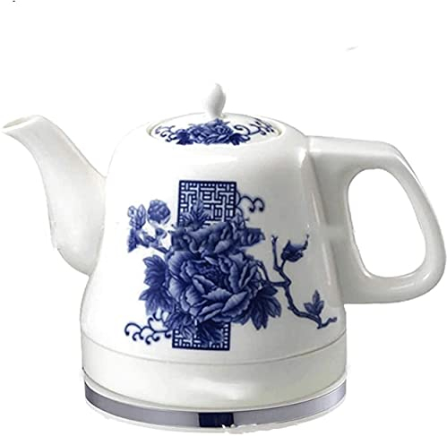 CGCSYZ Bouilloires électriques Théière de Bouilloire électrique en céramique rétro de 1,2 L, pour Le thé, Le café, la Soupe