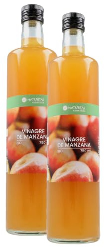 Vinagre de Manzana Bio | Pack 2x750ml | Naturitas Essentials | Sin Filtrar