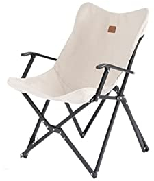 YIHANSS Outdoor Faltbarer Moon Leichter Sessel Campingstuhl Angelstuhl Klappbarer Relaxstuhl