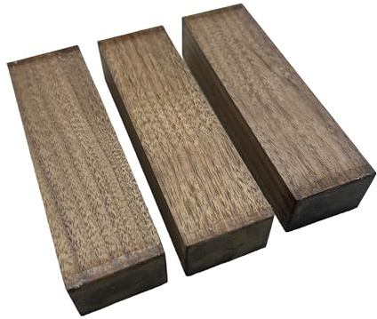 Noyer Americain, Lot de 3 Quillons, 140x40x28mm, Bois Précieux Tournage Sur Bois De Stylos, Lutherie, Instruments De Musique, Coutellerie, Manches De Couteaux, Sculpture, Bijouterie