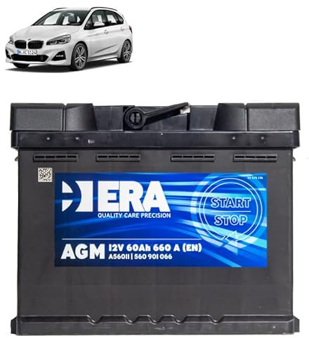 Batteria 60Ah A.G.M. per BMW Serie 2 F45 225e Plug-In Hybrid 2013+