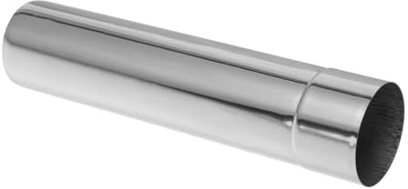 Yardenfun Estufa De Tienda Tubo De Chimenea Manguera Flexible Inserto De Revestimiento De Chimenea Extensión De Humo De Escape Acero Inoxidable Recta